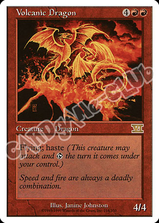 214 / 350 Volcanic Dragon rara (EN) -NEAR MINT-