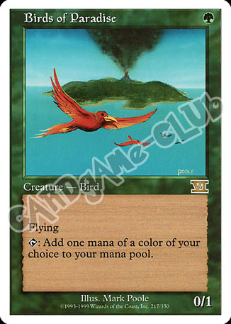 217 / 350 Birds of Paradise rara (EN) -NEAR MINT-