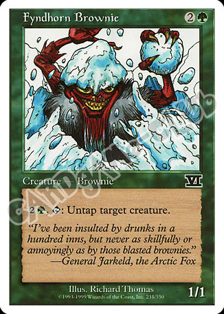 231 / 350 Fyndhorn Brownie comune (EN) -NEAR MINT-