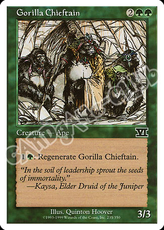 235 / 350 Gorrilla Chiftain comune (EN) -NEAR MINT-