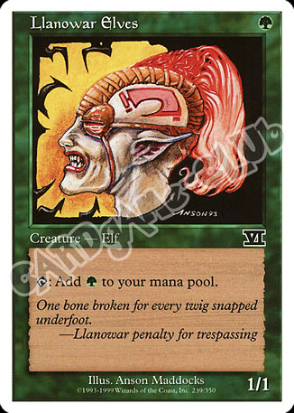 239 / 350 Llanowar Elves comune (EN) -NEAR MINT-