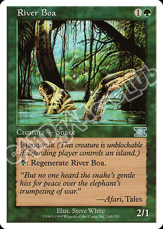 249 / 350 River Boa non comune (EN) -NEAR MINT-