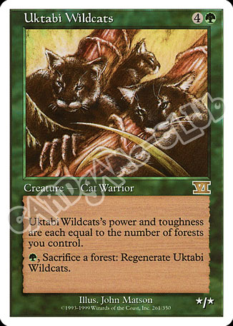 261 / 350 Uktabi Wildcats rara (EN) -NEAR MINT-