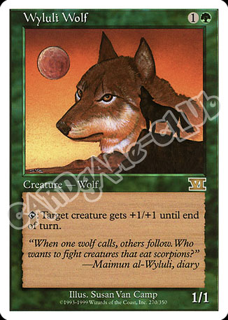 270 / 350 Wyluli Wolf rara (EN) -NEAR MINT-