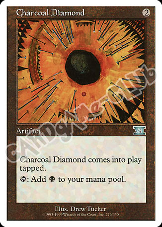 276 / 350 Charcoal Diamond non comune (EN) -NEAR MINT-