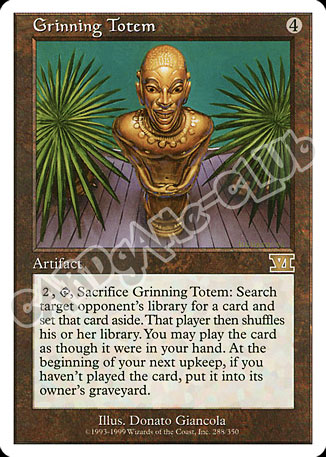288 / 350 Grinning Totem rara (EN) -NEAR MINT-