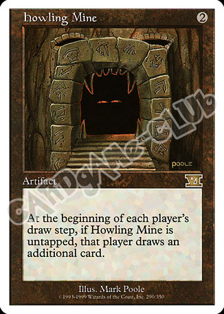290 / 350 Howling Mine rara (EN) -NEAR MINT-