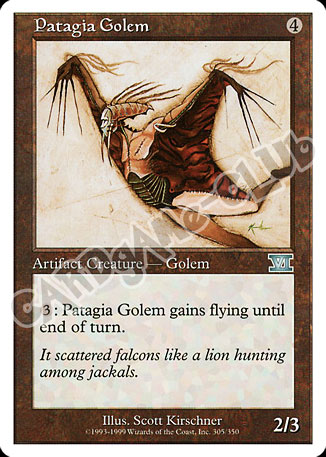 305 / 350 Patagia Golem non comune (EN) -NEAR MINT-