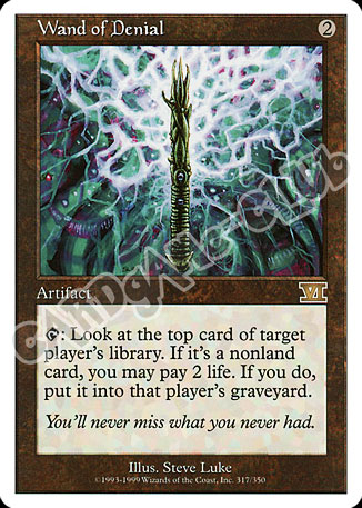 317 / 350 Wand of Denial rara (EN) -NEAR MINT-