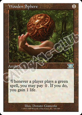 318 / 350 Wooden Sphere non comune (EN) -NEAR MINT-