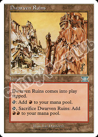 323 / 350 Dwarven Ruins non comune (EN) -NEAR MINT-