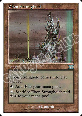 324 / 350 Ebon Stronghold non comune (EN) -NEAR MINT-