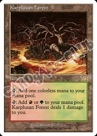 326 / 350 Karplusan Forest rara (EN) -NEAR MINT-