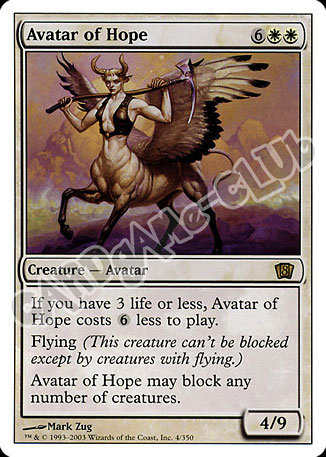 004 / 350 Avatar of Hope rara (EN) -NEAR MINT-