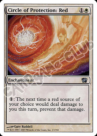 013 / 350 Circle of Protection: Red non comune (EN) -NEAR MINT-