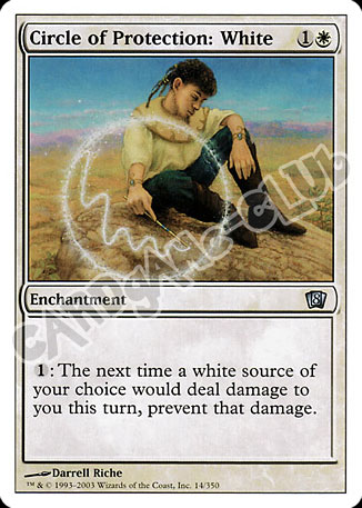 014 / 350 Circle of Protection: White non comune (EN) -NEAR MINT-