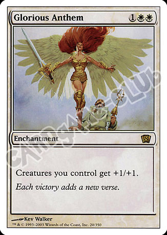 020 / 350 Glorious Anthem rara (EN) -NEAR MINT-