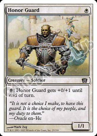 025 / 350 Honor Guard comune (EN) -NEAR MINT-