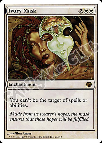 027 / 350 Ivory Mask rara (EN) -NEAR MINT-