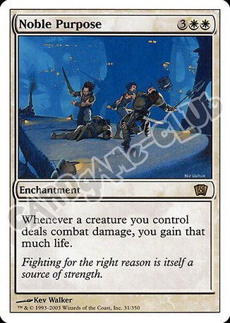 031 / 350 Noble Purpose rara (EN) -NEAR MINT-