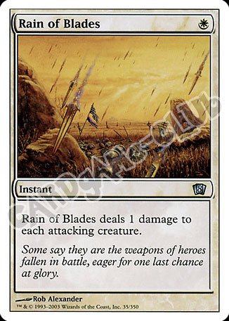 035 / 350 Rain of Blades non comune (EN) -NEAR MINT-