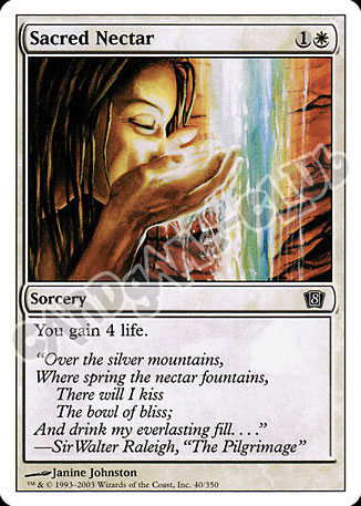 040 / 350 Sacred Nectar comune (EN) -NEAR MINT-