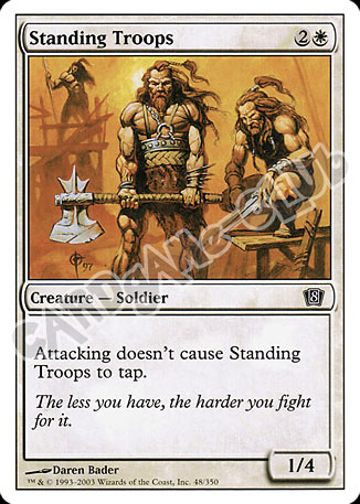 048 / 350 Standing Troops comune (EN) -NEAR MINT-