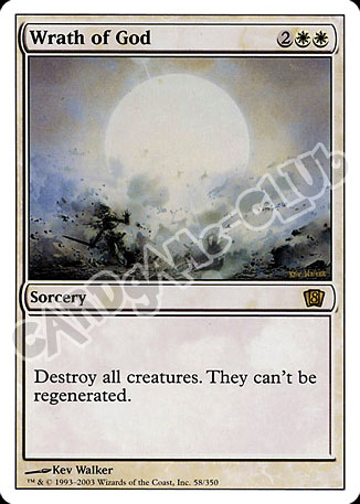 058 / 350 Wrath of God rara (EN) -NEAR MINT-