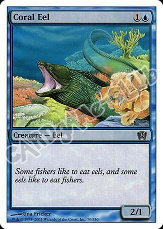 070 / 350 Coral Eel comune (EN) -NEAR MINT-