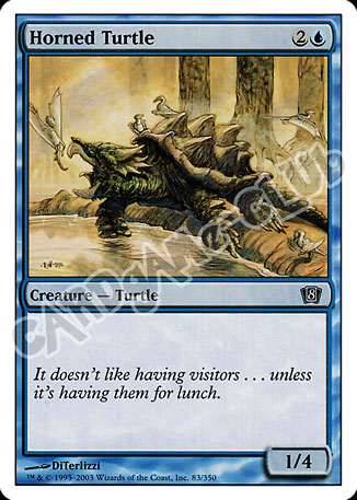 083 / 350 Horned Turtle comune (EN) -NEAR MINT-