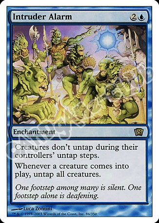 086 / 350 Intruder Alarm rara (EN) -NEAR MINT-