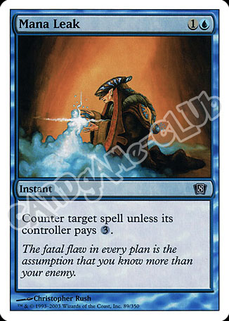 089 / 350 Mana Leak comune (EN) -NEAR MINT-