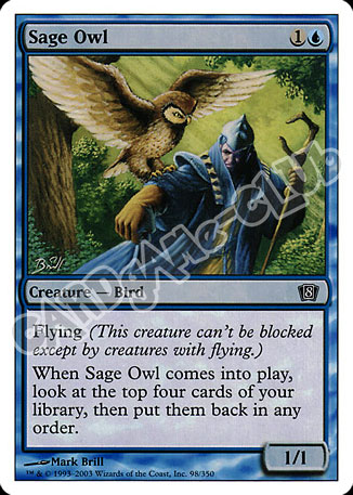 098 / 350 Sage Owl comune (EN) -NEAR MINT-