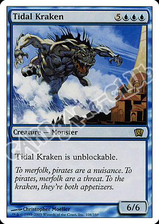 108 / 350 Tidal Kraken rara (EN) -NEAR MINT-