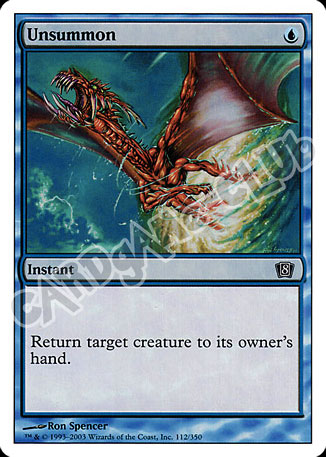 112 / 350 Unsummon comune (EN) -NEAR MINT-