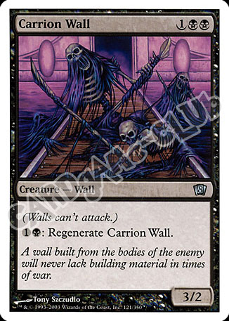 121 / 350 Carrion Wall non comune (EN) -NEAR MINT-