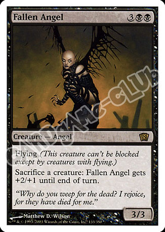 133 / 350 Fallen Angel rara (EN) -NEAR MINT-