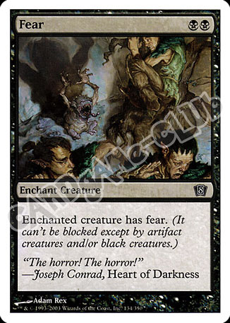 134 / 350 Fear comune (EN) -NEAR MINT-