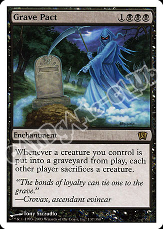 137 / 350 Grave Pact rara (EN) -NEAR MINT-