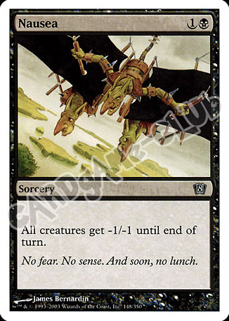 148 / 350 Nausea comune (EN) -NEAR MINT-