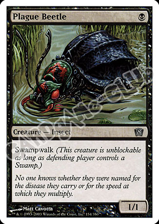 154 / 350 Plague Beetle comune (EN) -NEAR MINT-