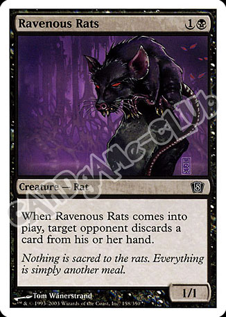 158 / 350 Ravenous Rats comune (EN) -NEAR MINT-
