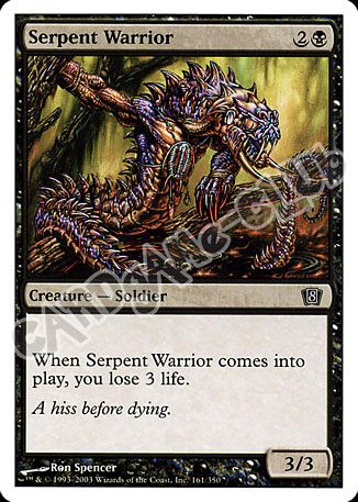 161 / 350 Serpent Warrior comune (EN) -NEAR MINT-