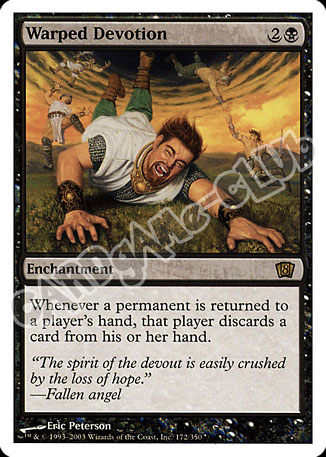 172 / 350 Warped Devotion rara (EN) -NEAR MINT-