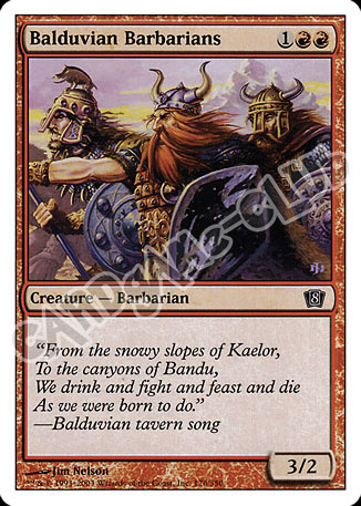 176 / 350 Balduvian Barbarians comune (EN) -NEAR MINT-