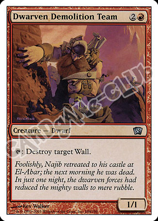 184 / 350 Dwarven Demolition Team non comune (EN) -NEAR MINT-