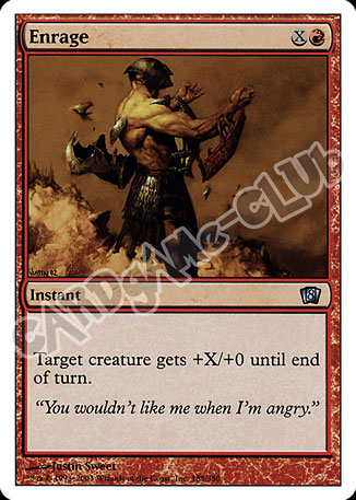 185 / 350 Enrage non comune (EN) -NEAR MINT-