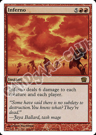 196 / 350 Inferno rara (EN) -NEAR MINT-