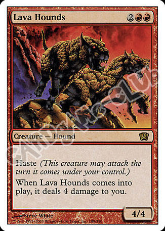 198 / 350 lava Hounds rara (EN) -NEAR MINT-