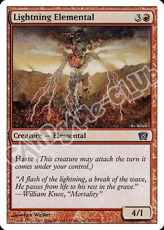 201 / 350 Lightning Elemental comune (EN) -NEAR MINT-